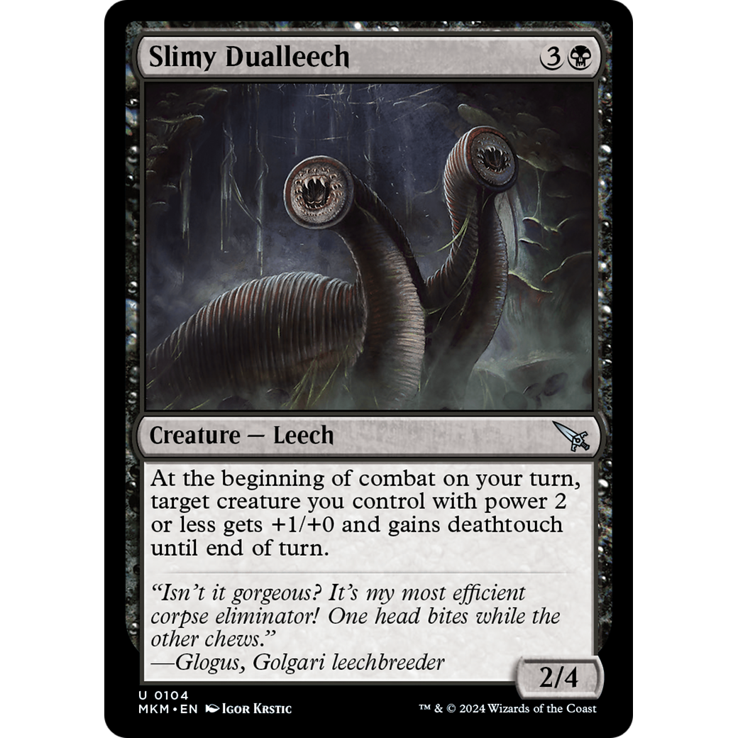 Slimy Dualleech (MKM-104) - Murders at Karlov Manor