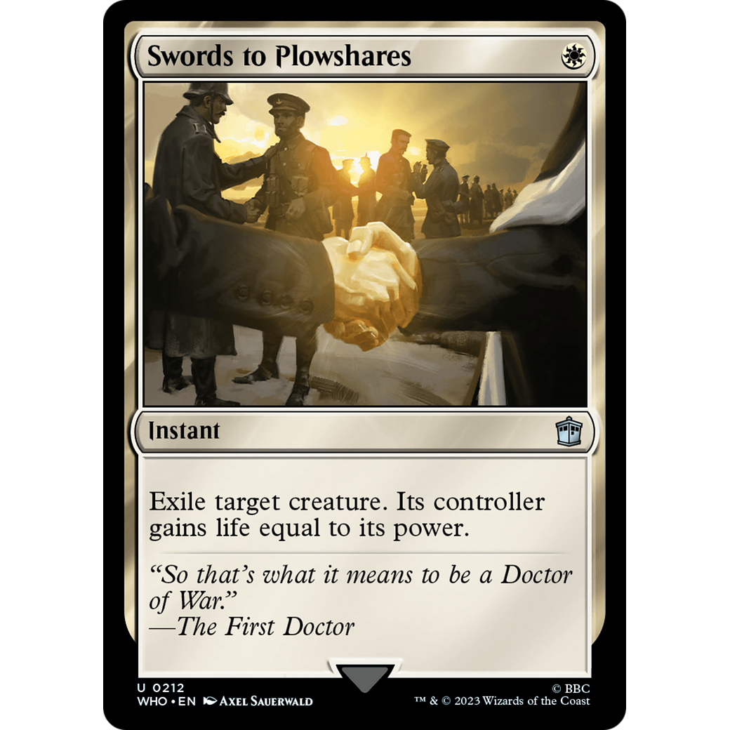 Swords to Plowshares (WHO-212) - Doctor Who