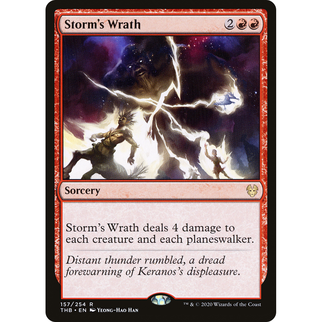Storm's Wrath (THB-157) - Theros Beyond Death Foil