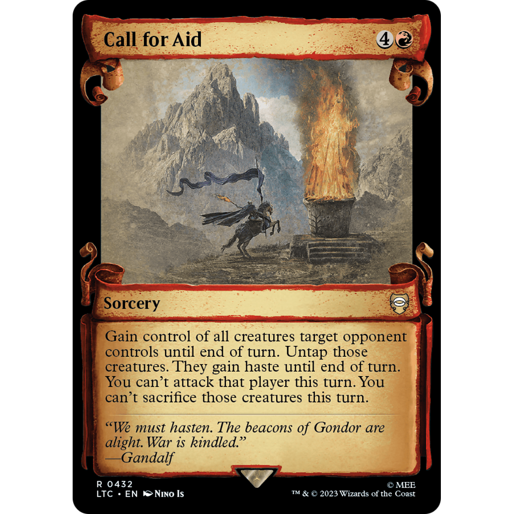Call for Aid (LTC-432) - Tales of Middle-earth Commander: (Showcase)