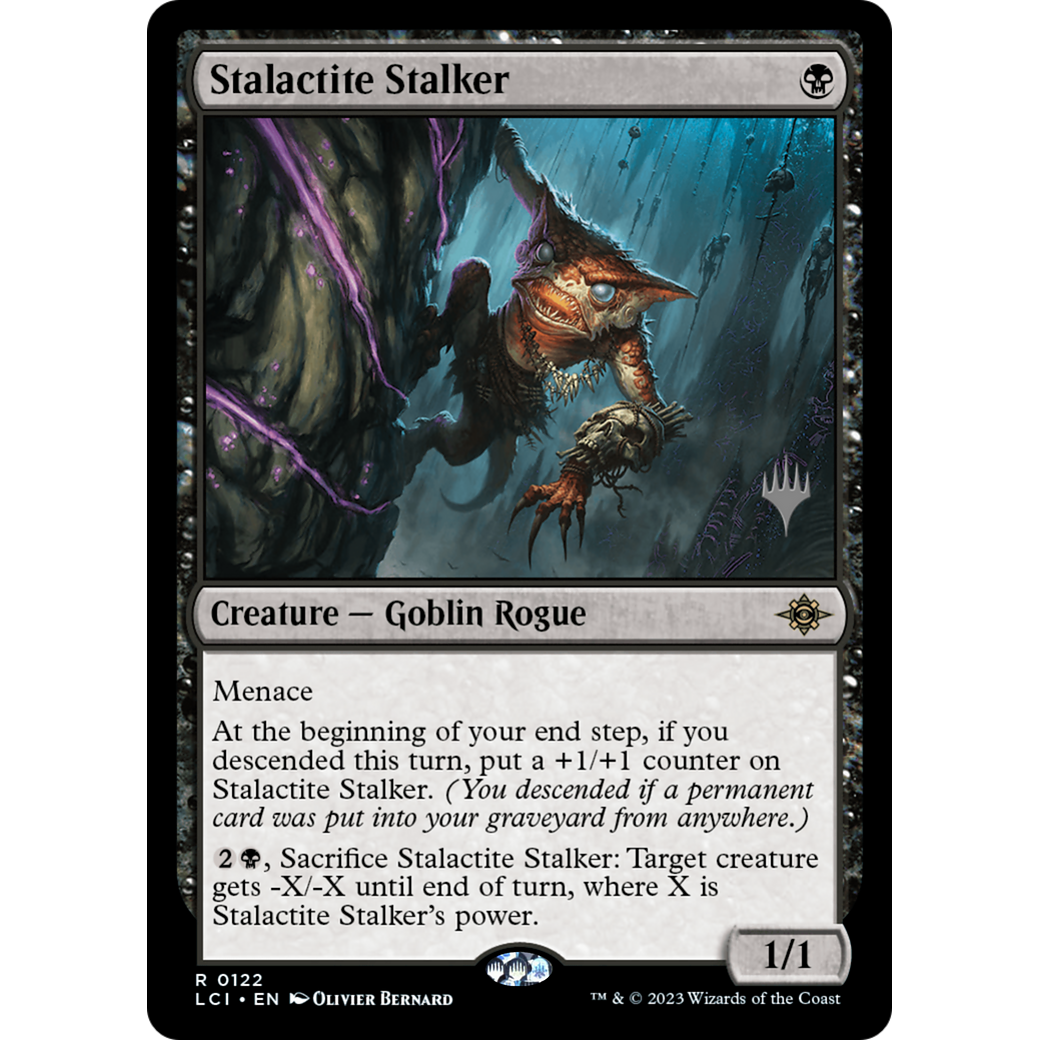 Stalactite Stalker (PPLCI-122P) - The Lost Caverns of Ixalan Promos Foil