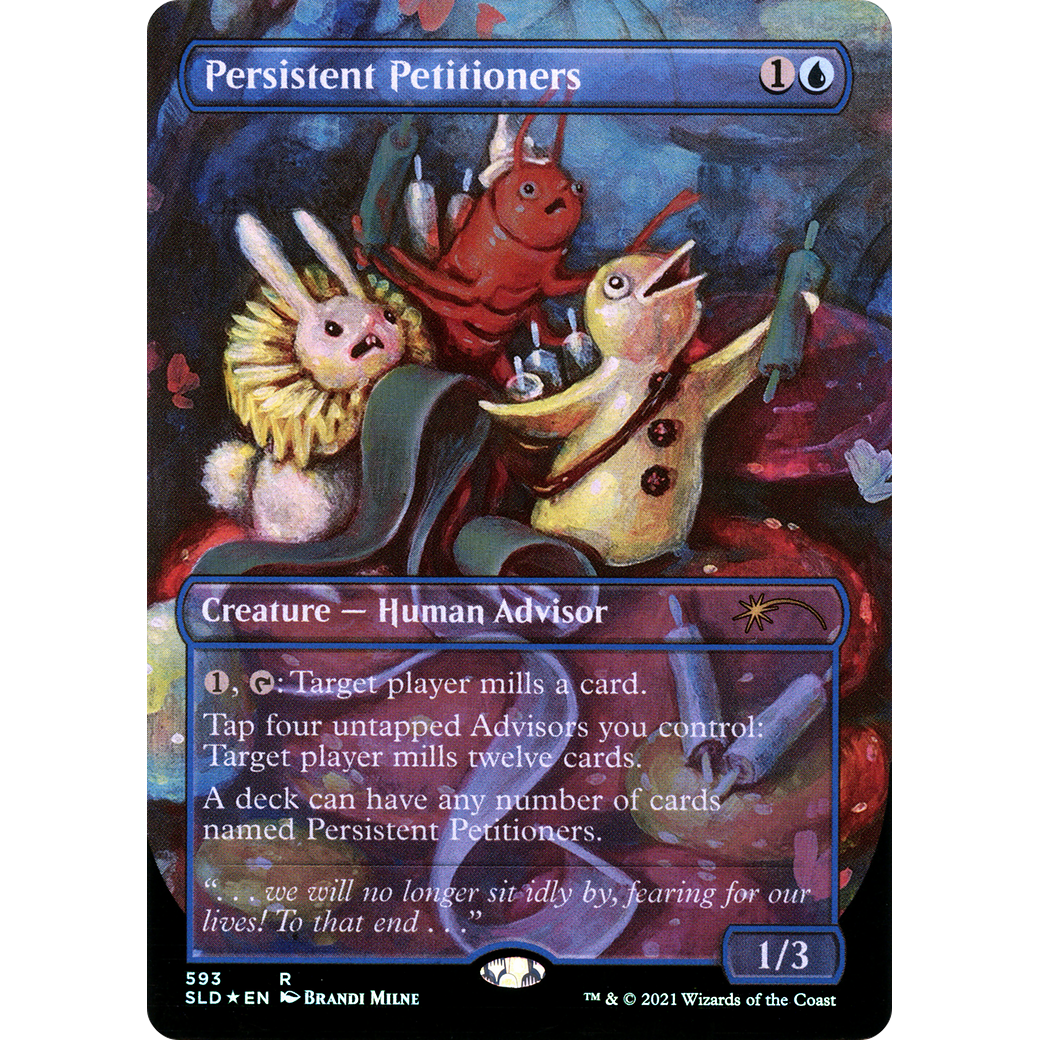 Persistent Petitioners (593) (SLD-593) - Secret Lair Drop (Borderless) Foil