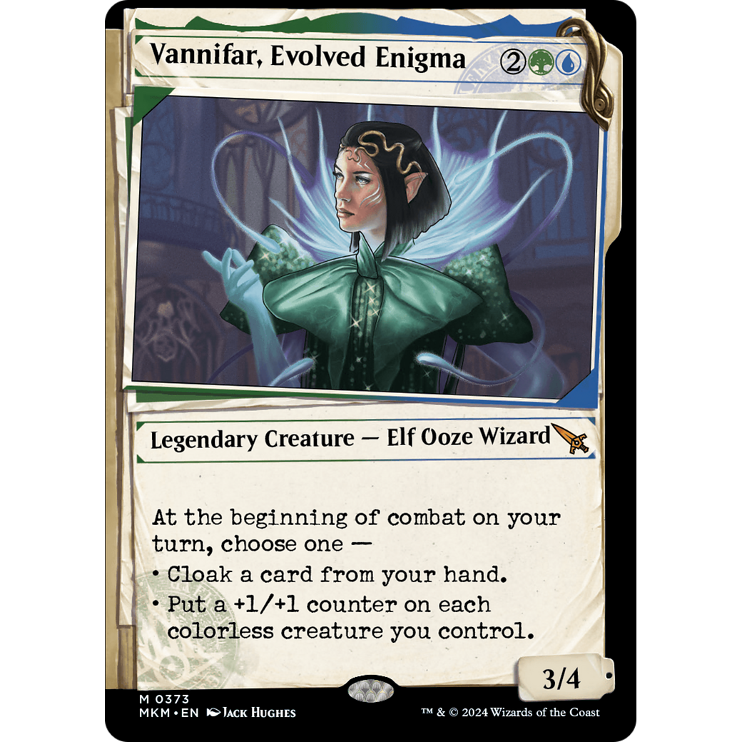Vannifar, Evolved Enigma (MKM-373) - Murders at Karlov Manor: (Showcase) Foil