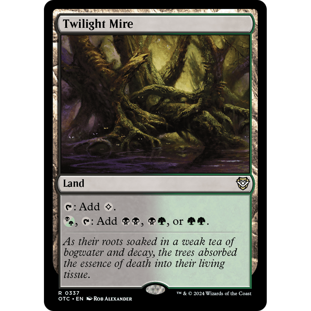 Twilight Mire (OTC-337) - Outlaws of Thunder Junction Commander