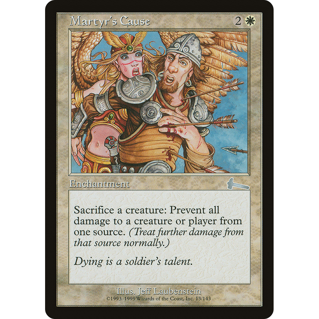 Martyr's Cause (ULG-013) - Urza's Legacy Foil
