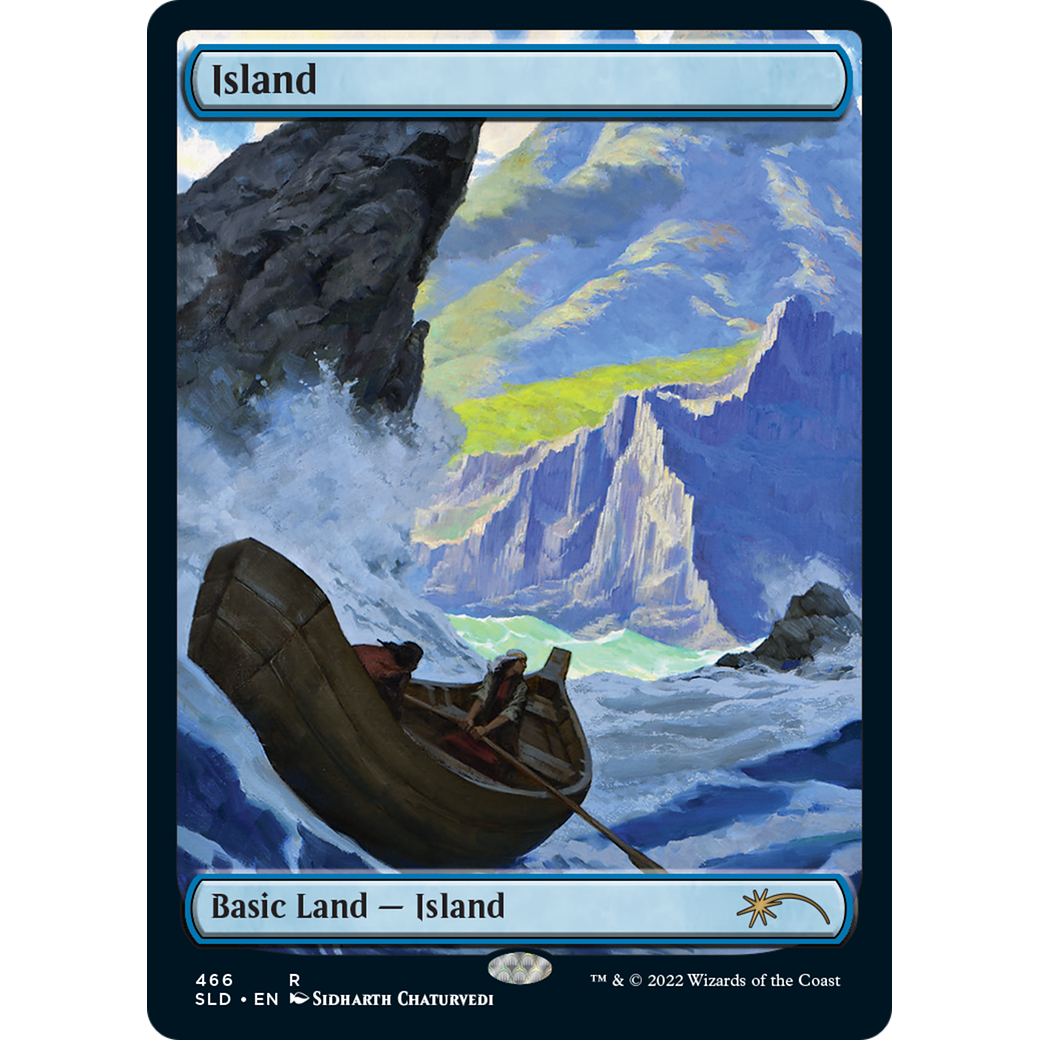 Island (466) (SLD-466) - Secret Lair Drop Foil