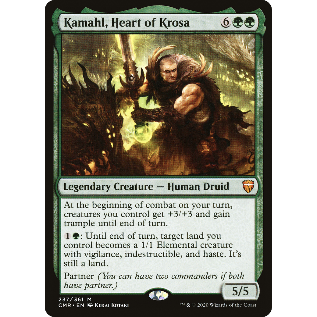 Kamahl, Heart of Krosa (CMR-237) - Commander Legends