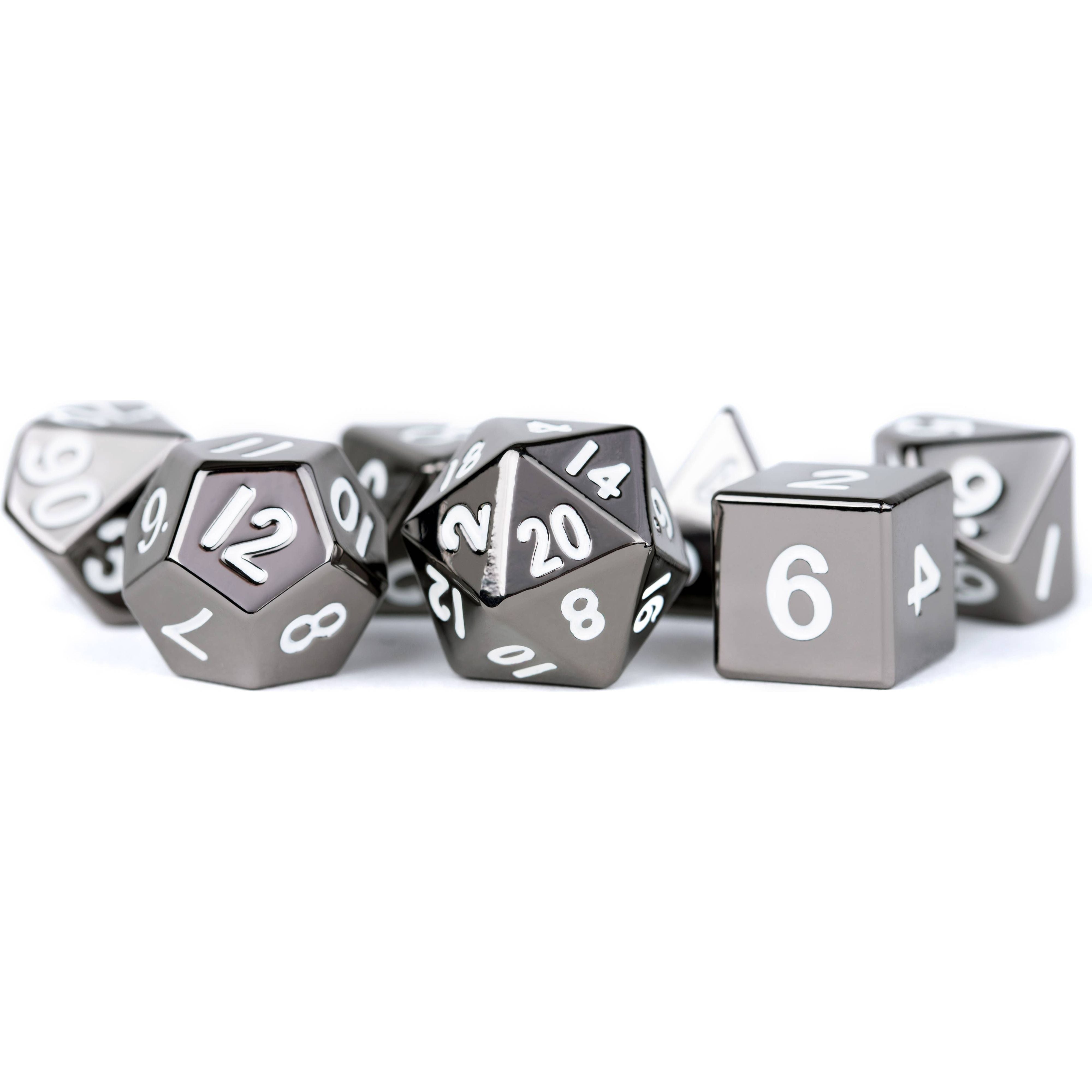 Sterling Gray 16mm Metal Dice Set