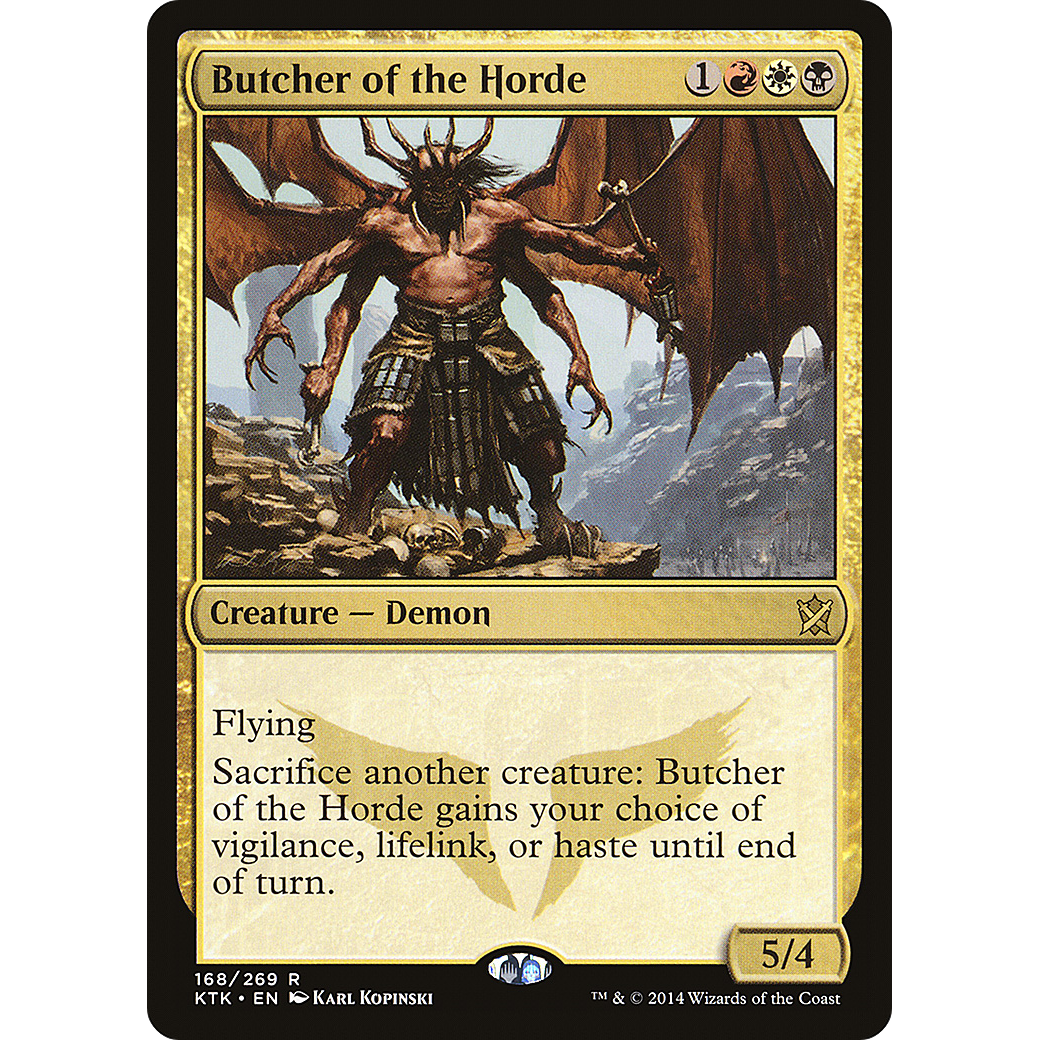 Butcher of the Horde (KTK-168) - Khans of Tarkir Foil