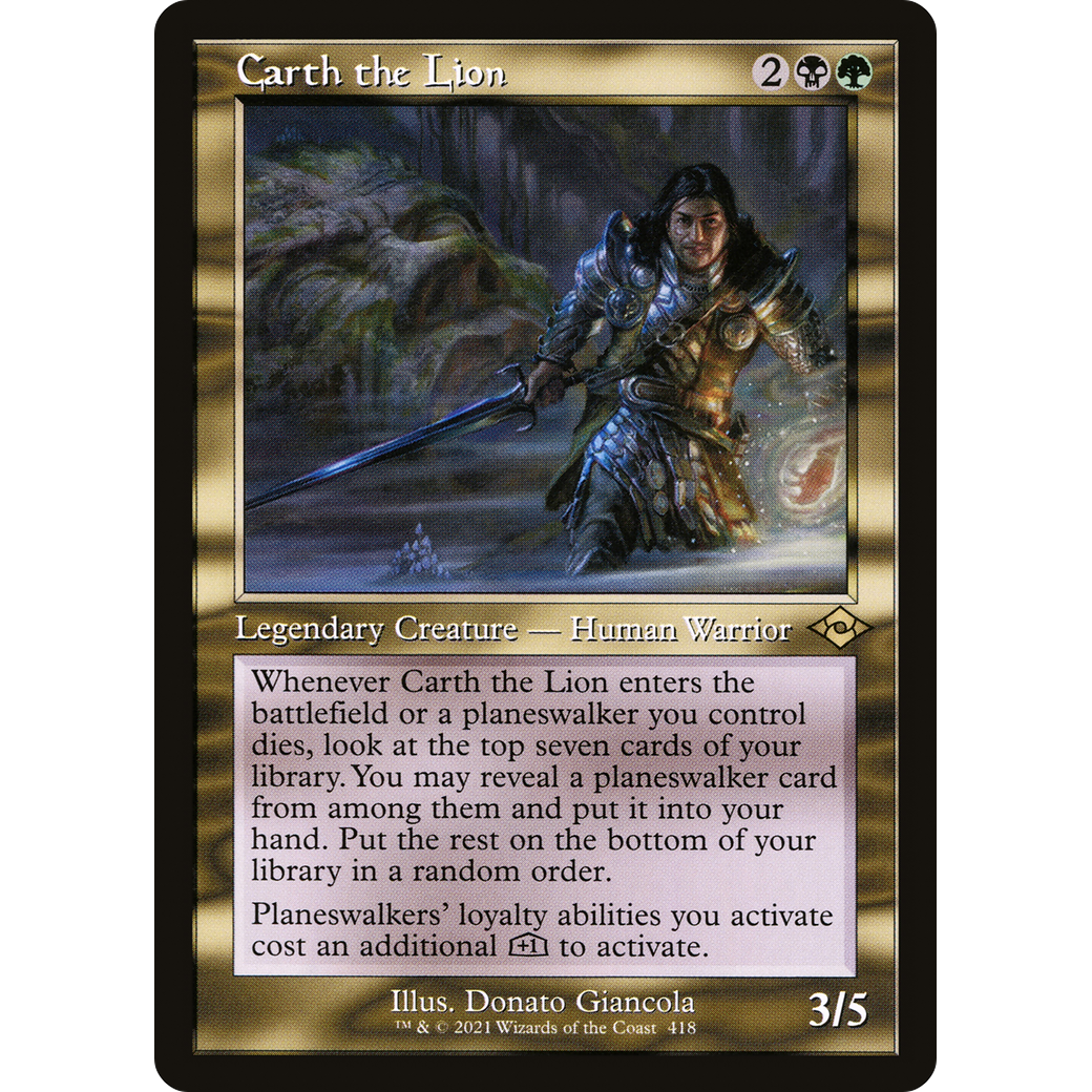 Carth the Lion (Retro Frame) (MH2-418) - Modern Horizons 2