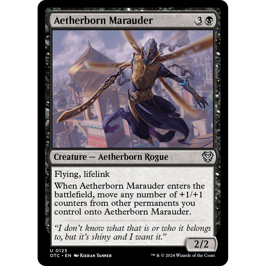 Aetherborn Marauder (OTC-125) - Outlaws of Thunder Junction Commander