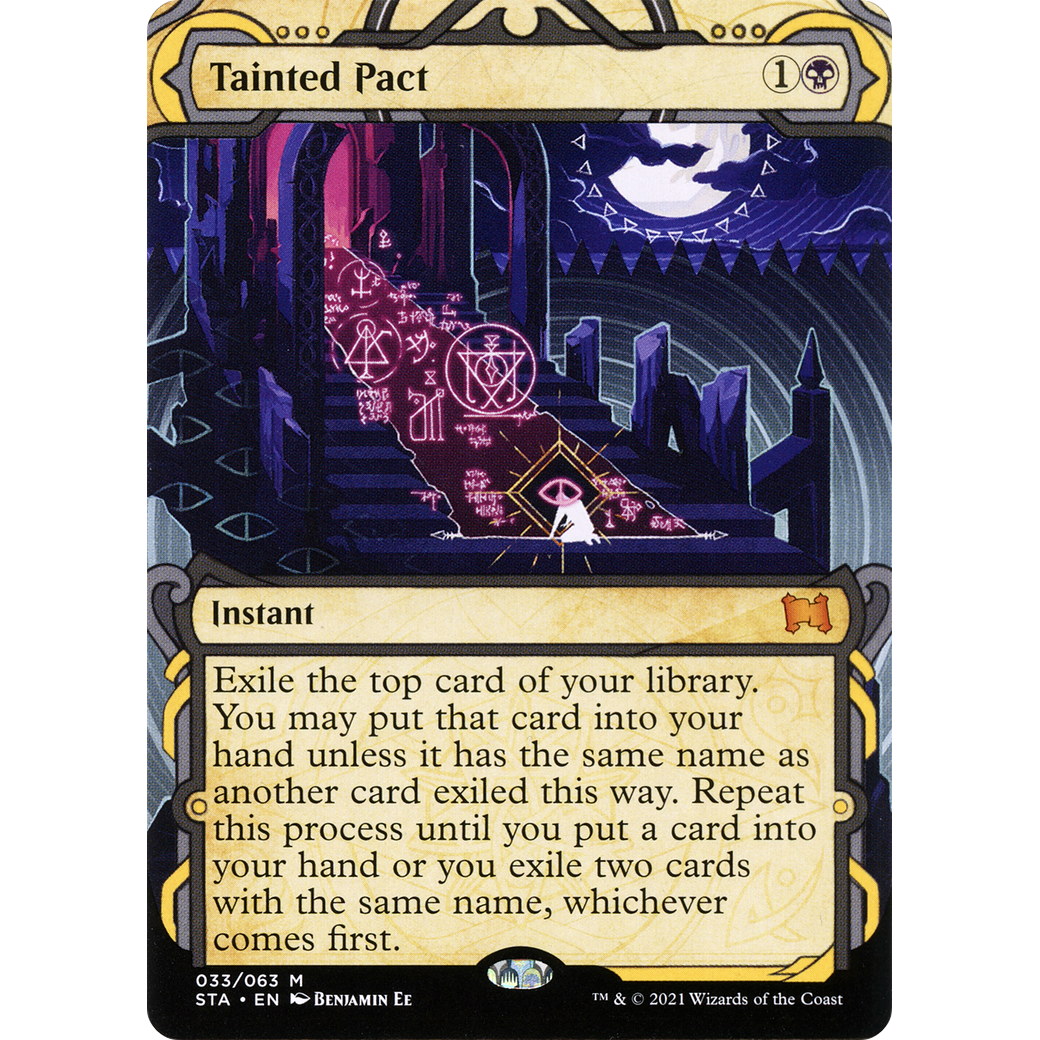 Tainted Pact (STA-033) - Strixhaven Mystical Archive: (Showcase) (Borderless)