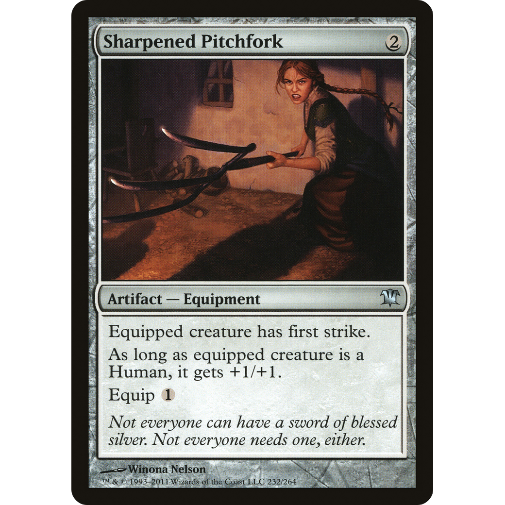 Sharpened Pitchfork (ISD-232) - Innistrad Foil