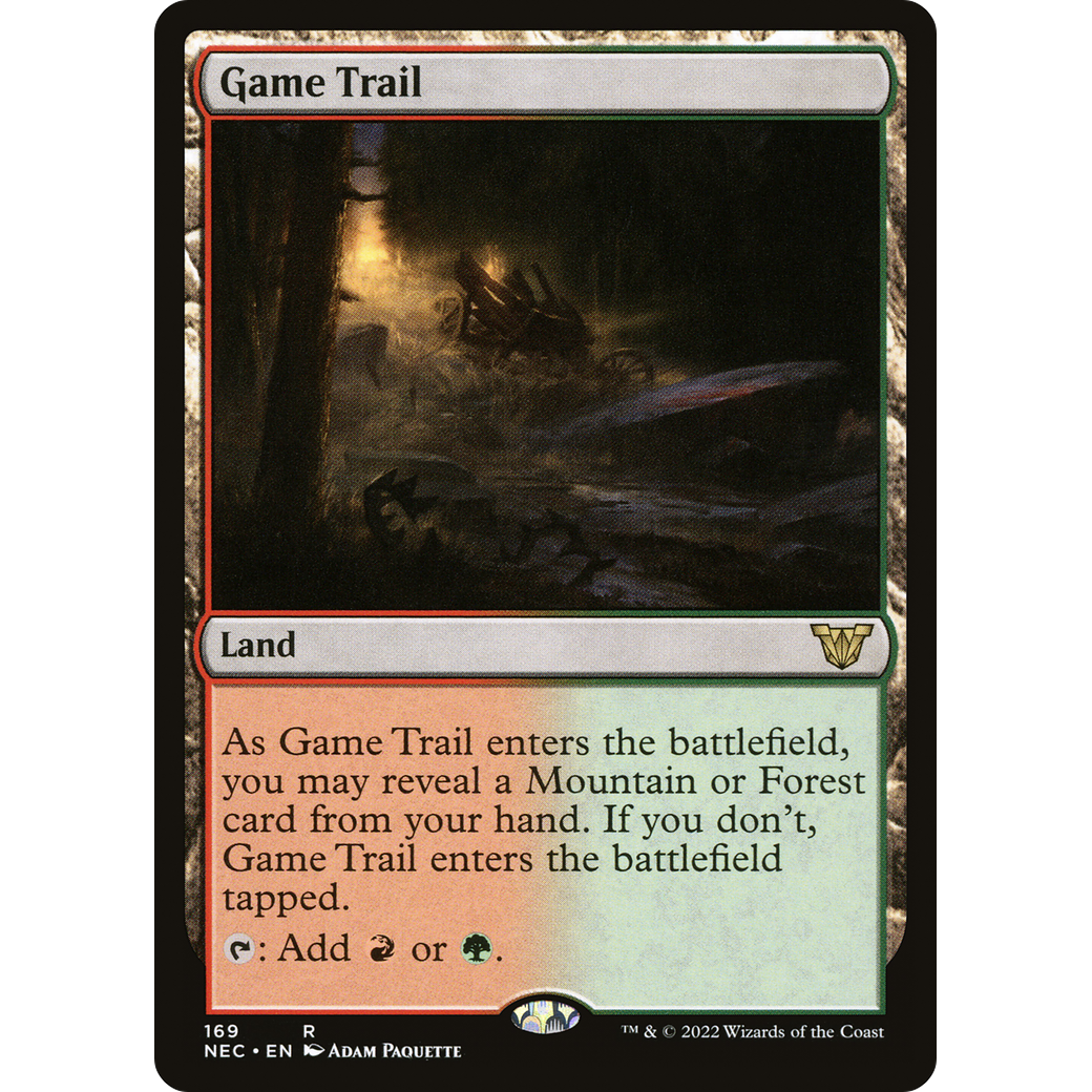 Game Trail (NEC-169) - Neon Dynasty Commander