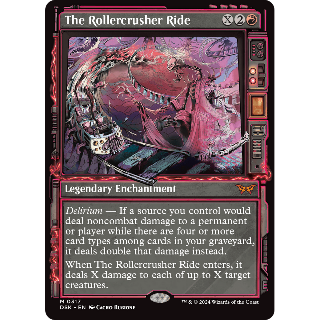 The Rollercrusher Ride (DSK-317) - Duskmourn: House of Horror: (Showcase) Foil