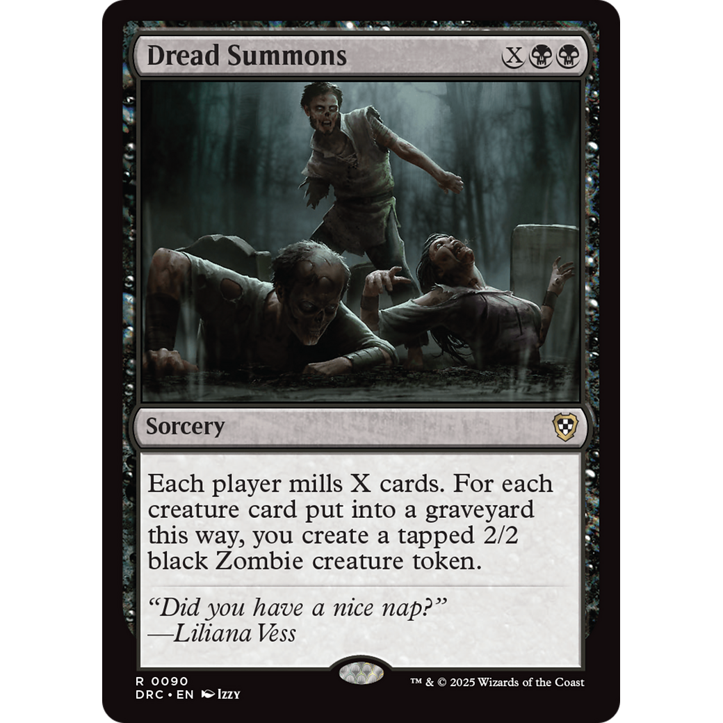 Dread Summons (DRC-090) - Commander: Aetherdrift Foil