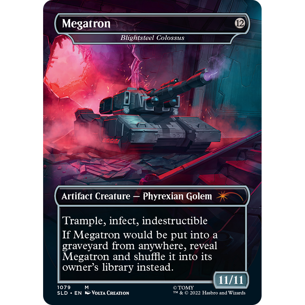 Megatron - Blightsteel Colossus (SLD-1079) - Secret Lair Drop (Borderless)