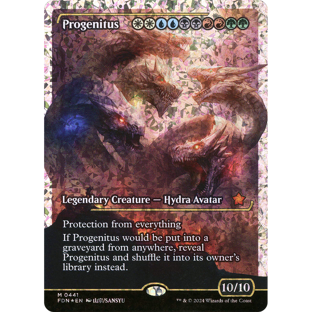 Progenitus (FDN-441) - Foundations: (Showcase) Foil