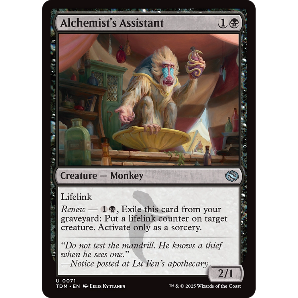 Alchemist's Assistant (TDM-071) - Tarkir: Dragonstorm