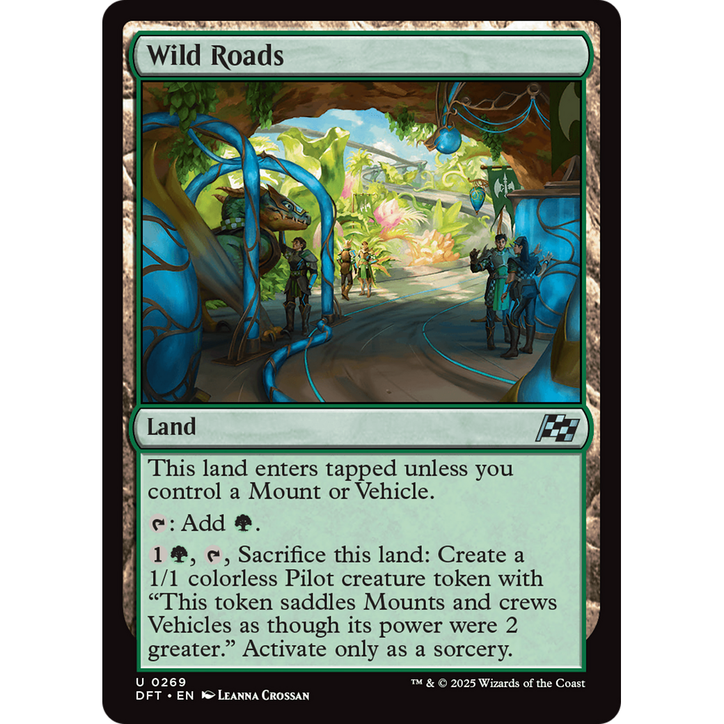 Wild Roads (DFT-269) - Aetherdrift Foil