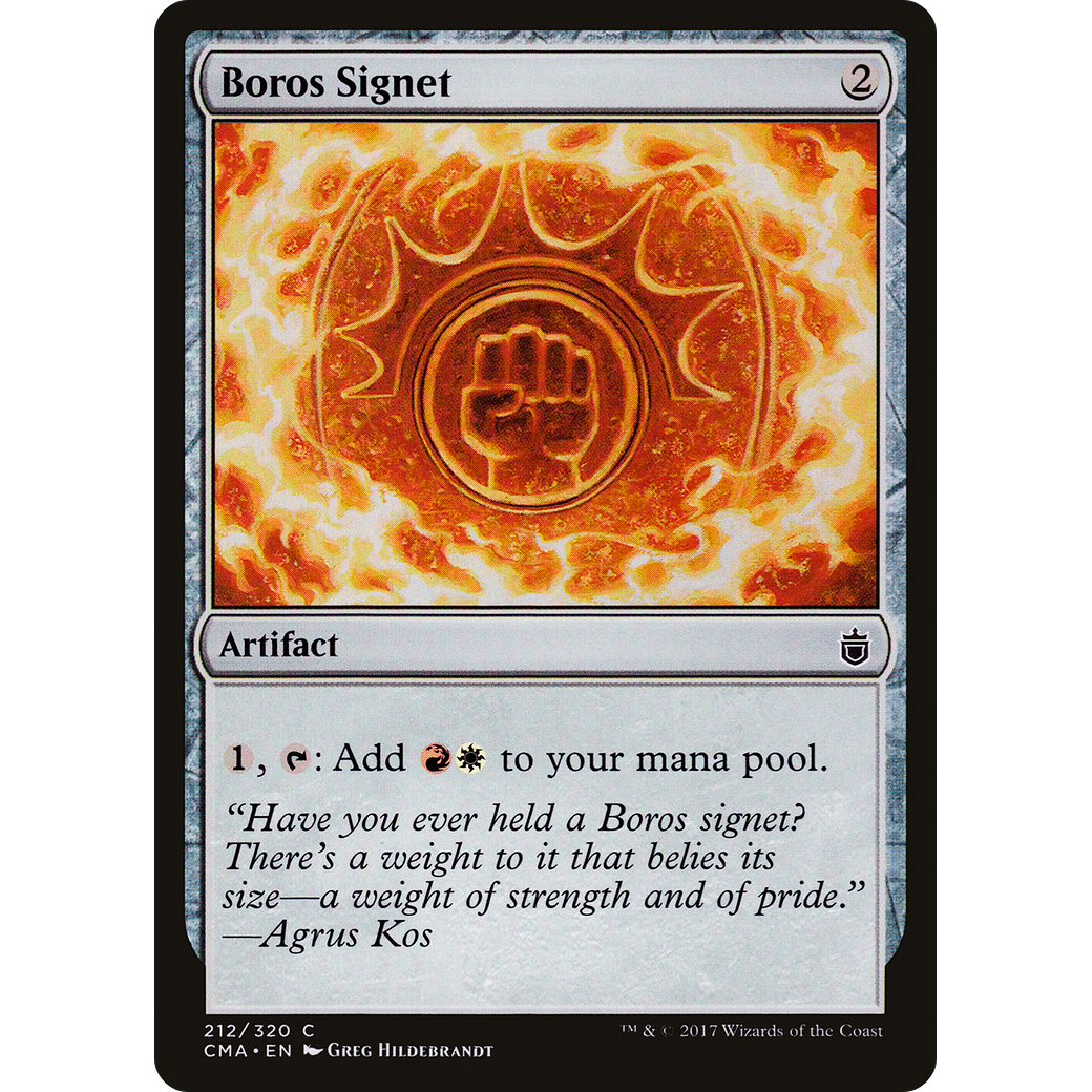 Boros Signet (CMA-212) - Commander Anthology