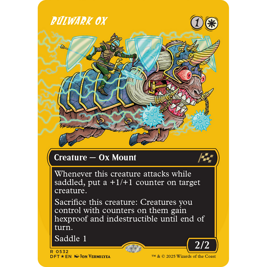 Bulwark Ox (DFT-532) - Aetherdrift (Borderless) Foil