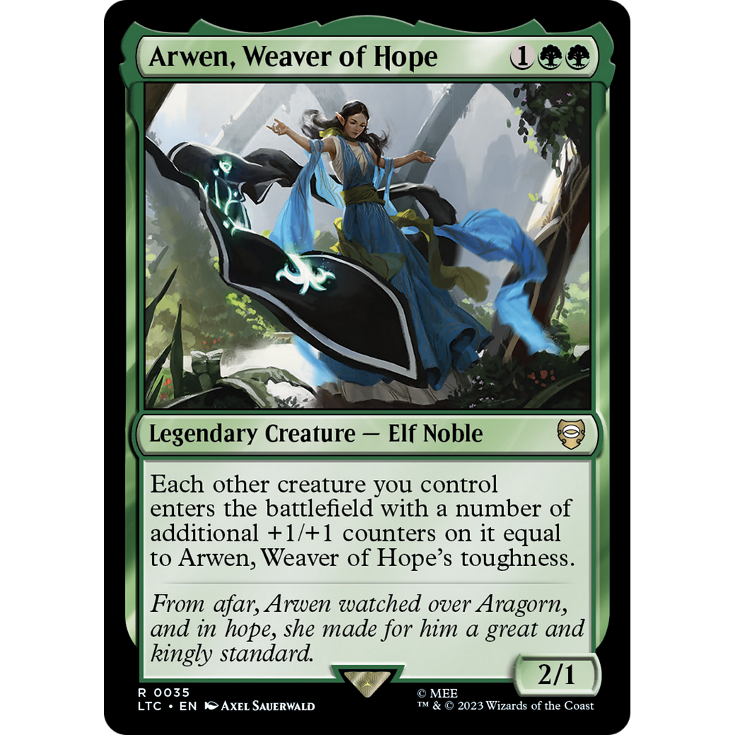 Arwen, Weaver of Hope (LTC-035) - Tales of Middle-earth Commander