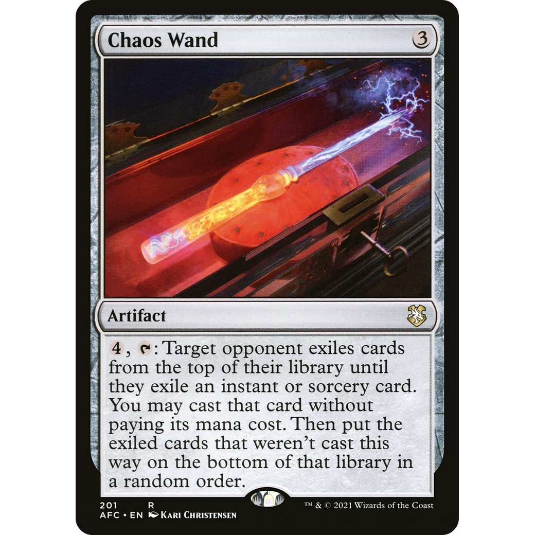 Chaos Wand (AFC-201) - Forgotten Realms Commander