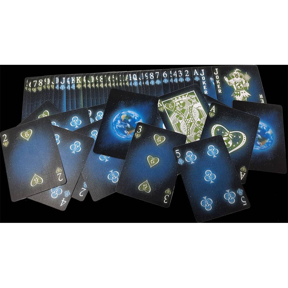 Bicycle Starlight Earth Glow Playing Cards