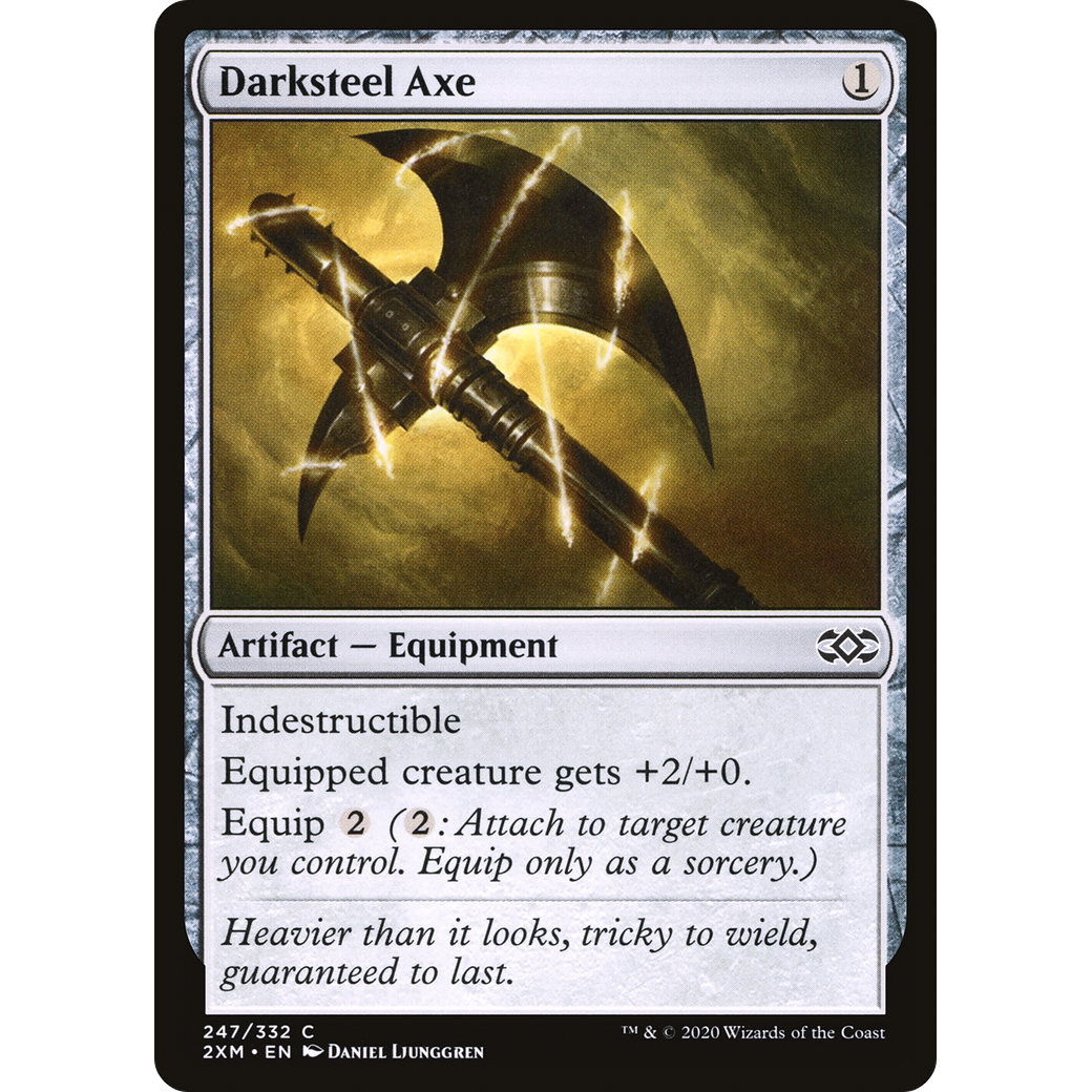 Darksteel Axe (2XM-247) - Double Masters Foil