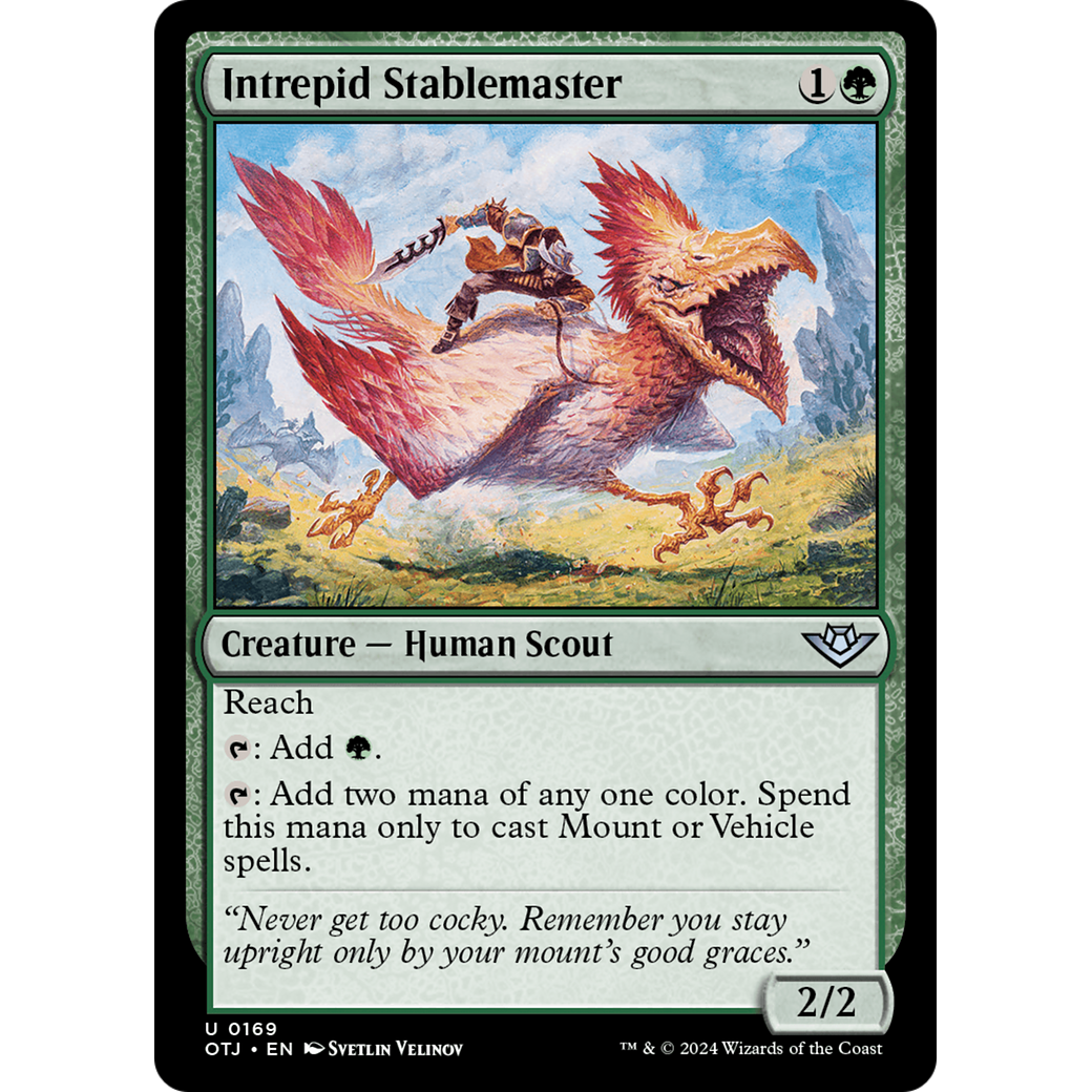 Intrepid Stablemaster (OTJ-169) - Outlaws of Thunder Junction Foil
