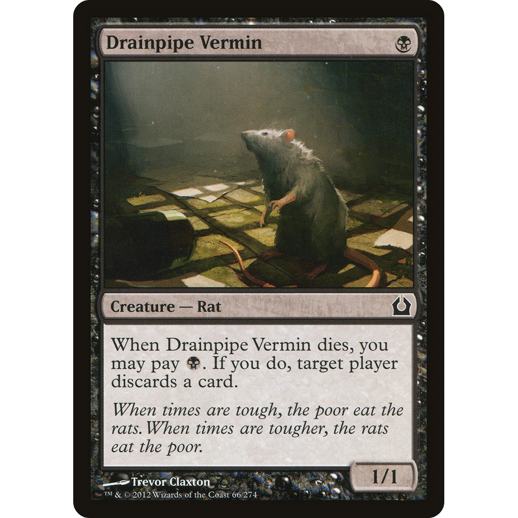 Drainpipe Vermin (RTR-066) - Return to Ravnica