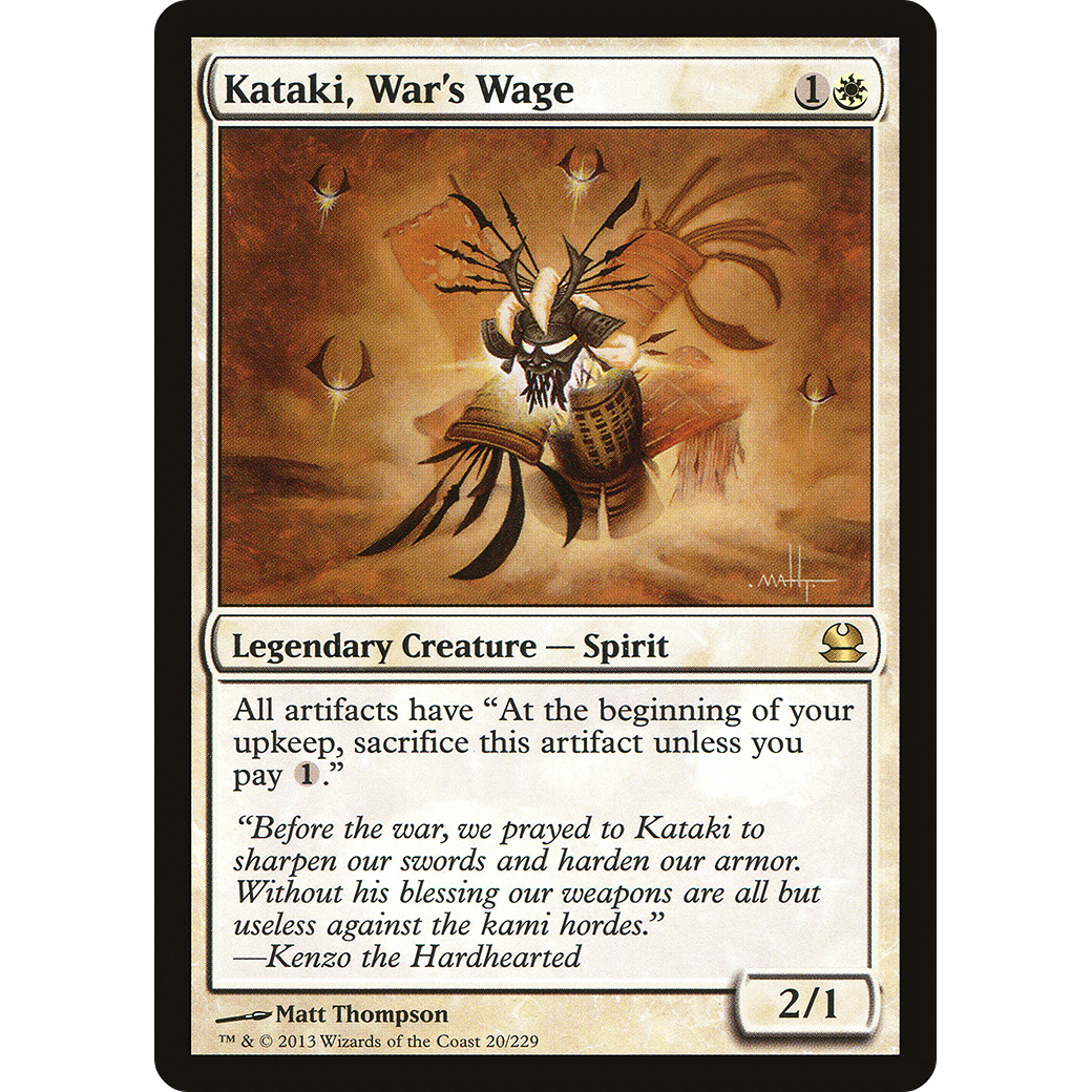 Kataki, War's Wage (MMA-020) - Modern Masters