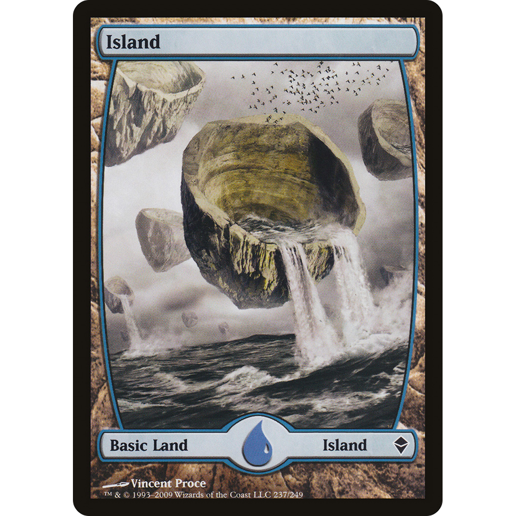Island (237) - Full Art (ZEN-237) - Zendikar