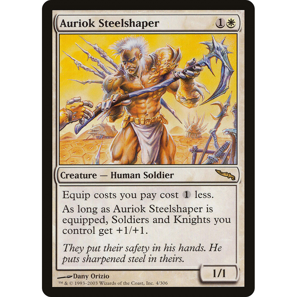 Auriok Steelshaper (MRD-004) - Mirrodin Foil