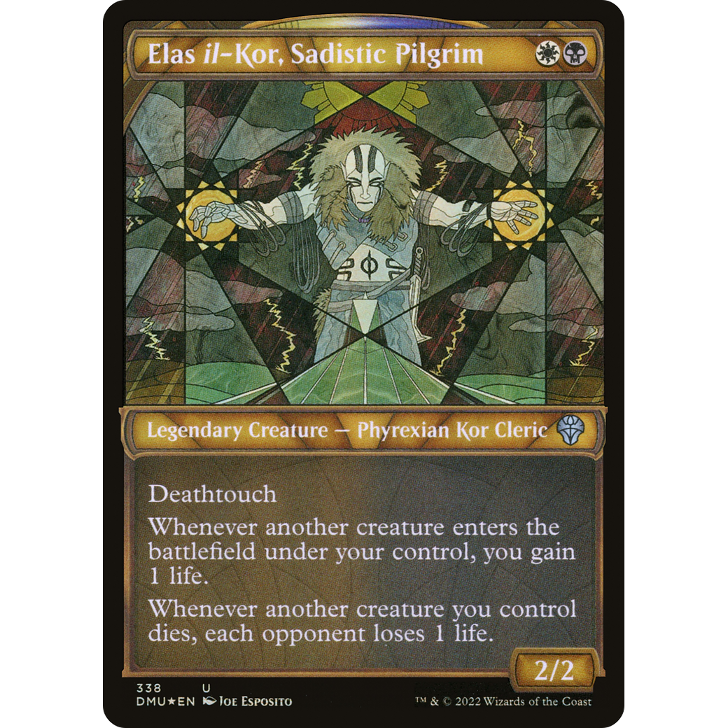 Elas il-Kor, Sadistic Pilgrim (Textured Foil) (DMU-338) - Dominaria United: (Showcase) Foil