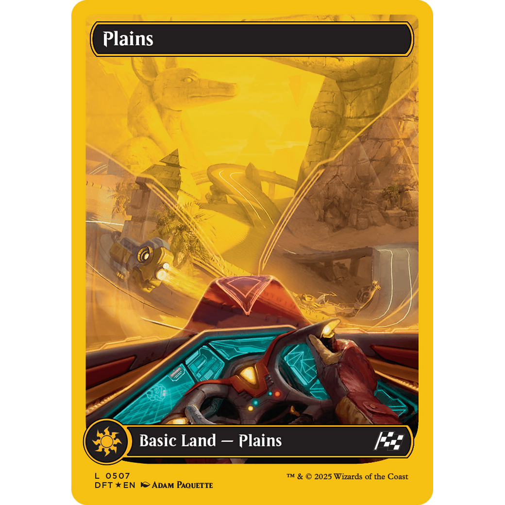 Plains (DFT-507) - Aetherdrift: (Full Art) Foil