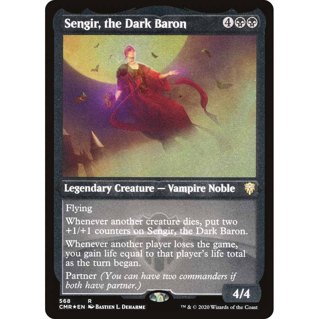Sengir, the Dark Baron (Foil Etched) (CMR-568) - Commander Legends Foil