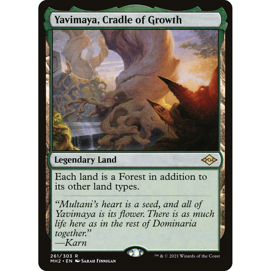 Yavimaya, Cradle of Growth (MH2-261) - Modern Horizons 2