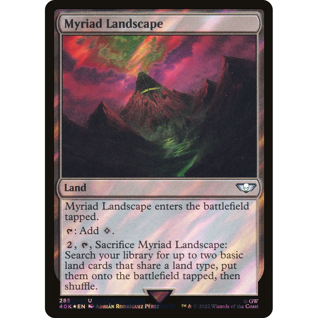 Myriad Landscape (40K-285) - Warhammer 40,000 Commander Foil