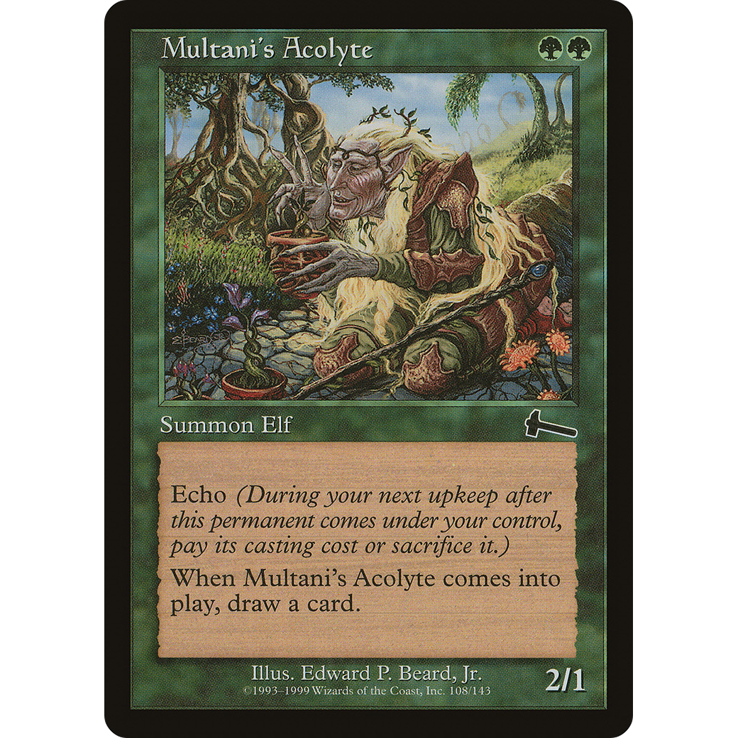 Multani's Acolyte (ULG-108) - Urza's Legacy