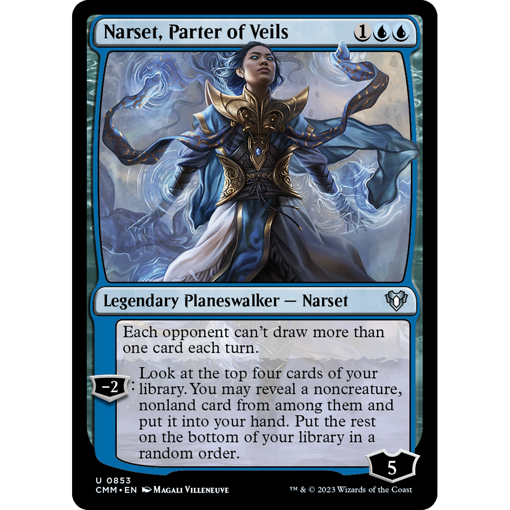 Narset, Parter of Veils (CMM-853) - Commander Masters