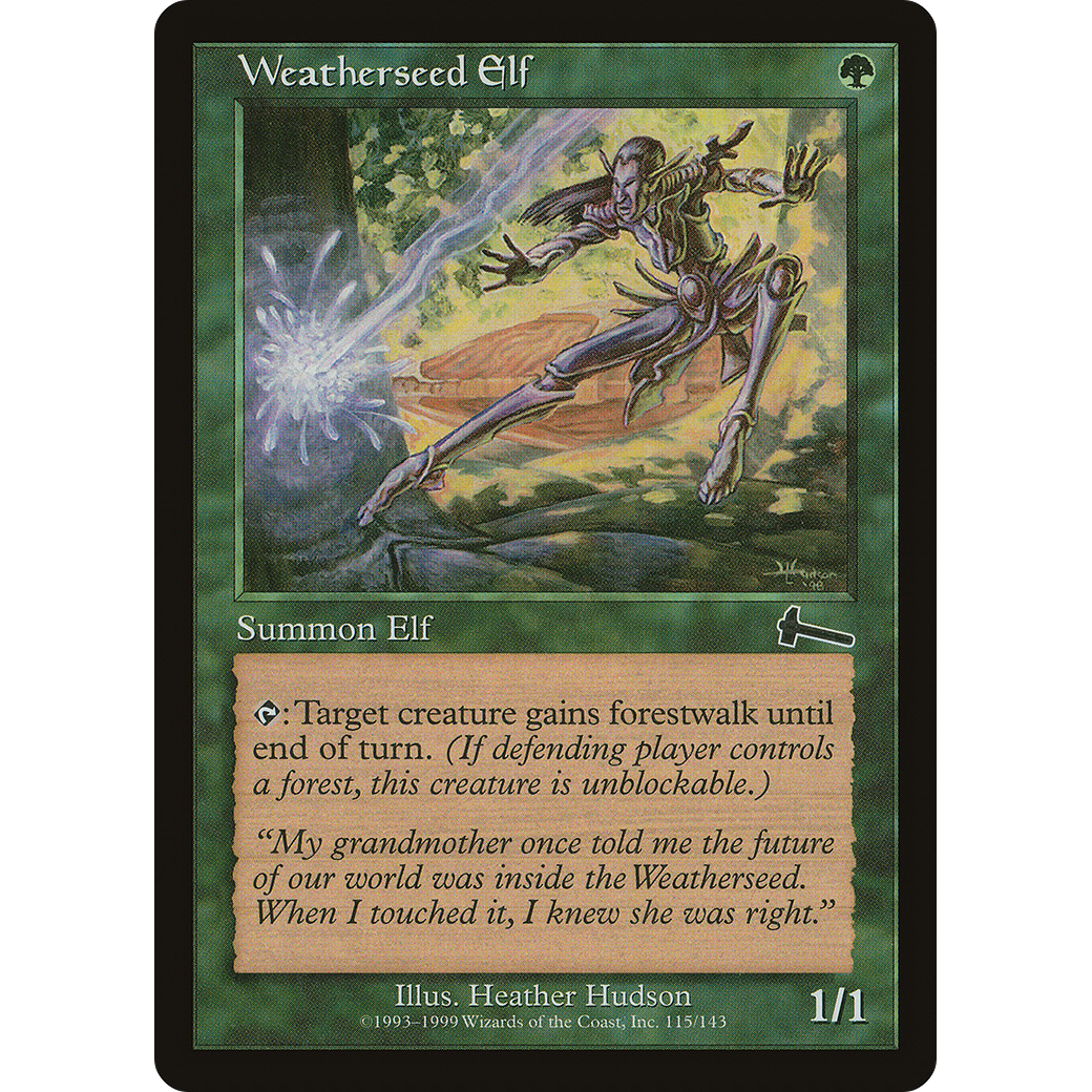 Weatherseed Elf (ULG-115) - Urza's Legacy Foil