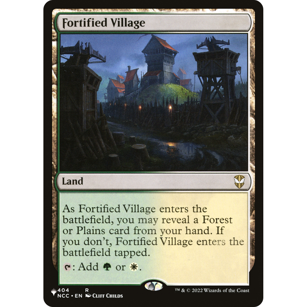 Fortified Village (LIST-404/093) - The List