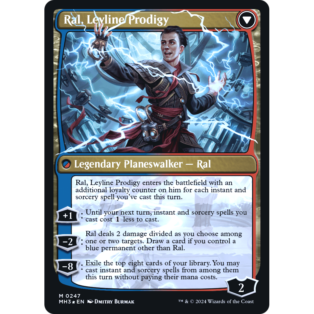 Ral, Monsoon Mage // Ral, Leyline Prodigy (PRE-247S) - Modern Horizons 3 Promos Foil