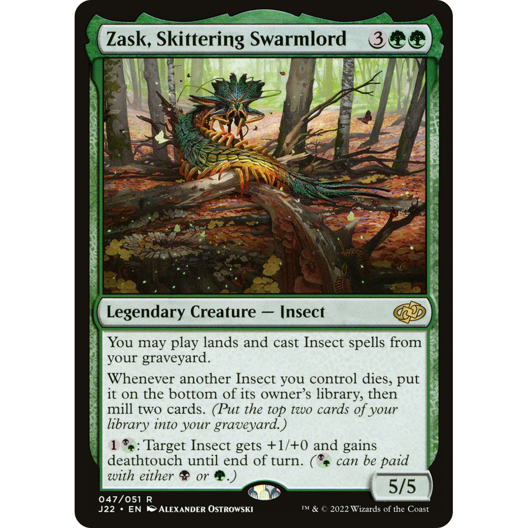 Zask, Skittering Swarmlord (J22-047) - Jumpstart 2022