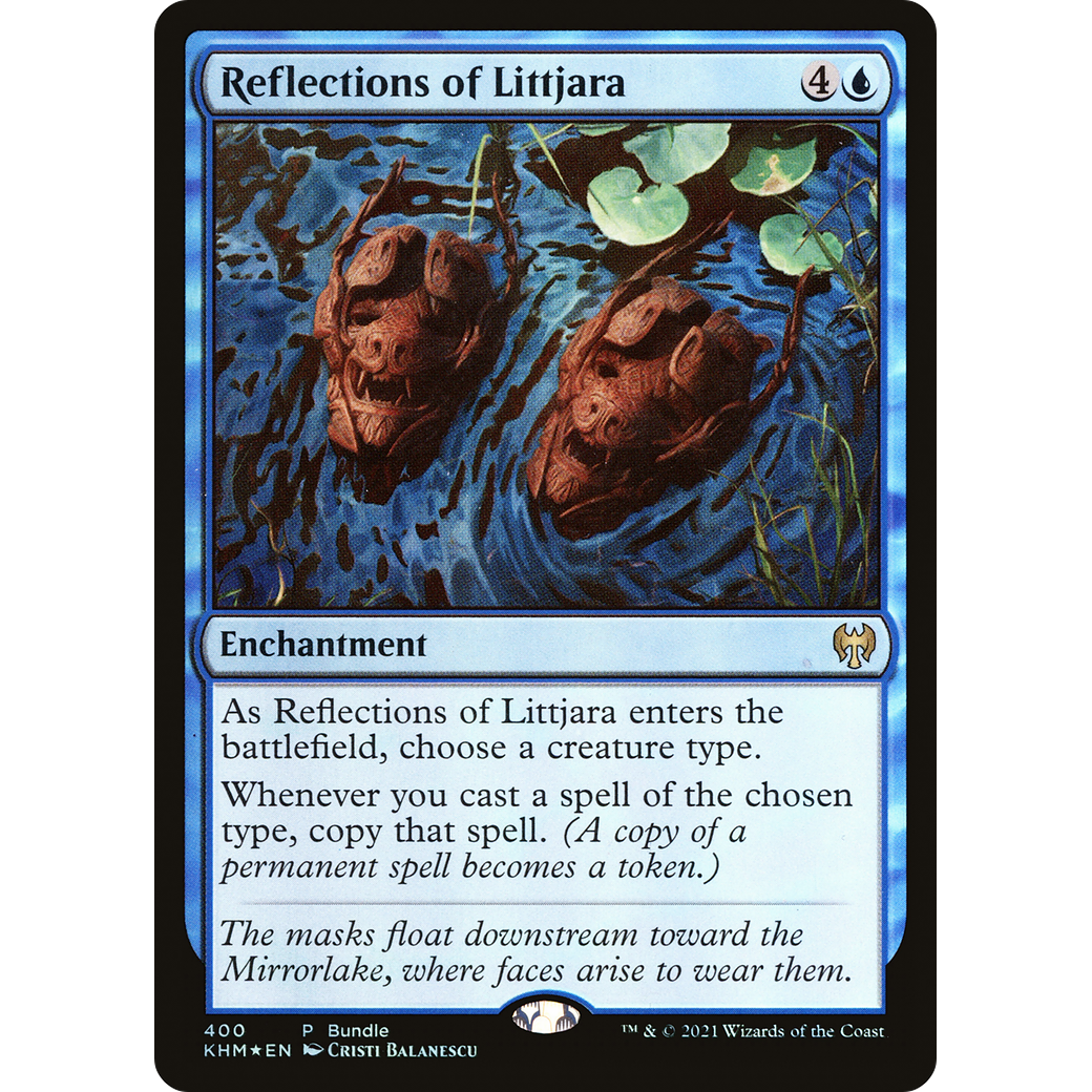 Reflections of Littjara (KHM Bundle) (UMP-400) - Kaldheim Foil