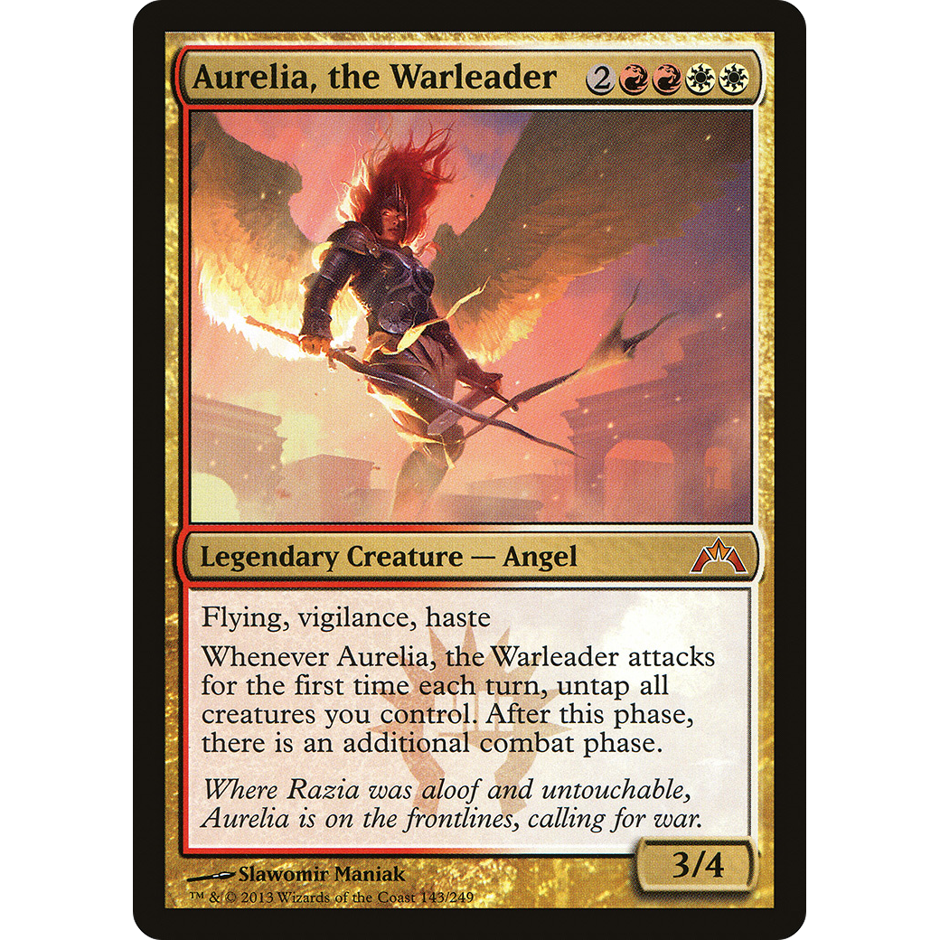 Aurelia, the Warleader (GTC-143) - Gatecrash Foil