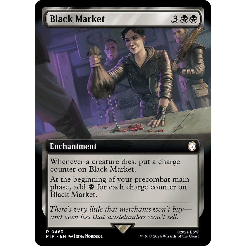 Black Market (PIP-463) - Fallout: (Extended Art) Foil