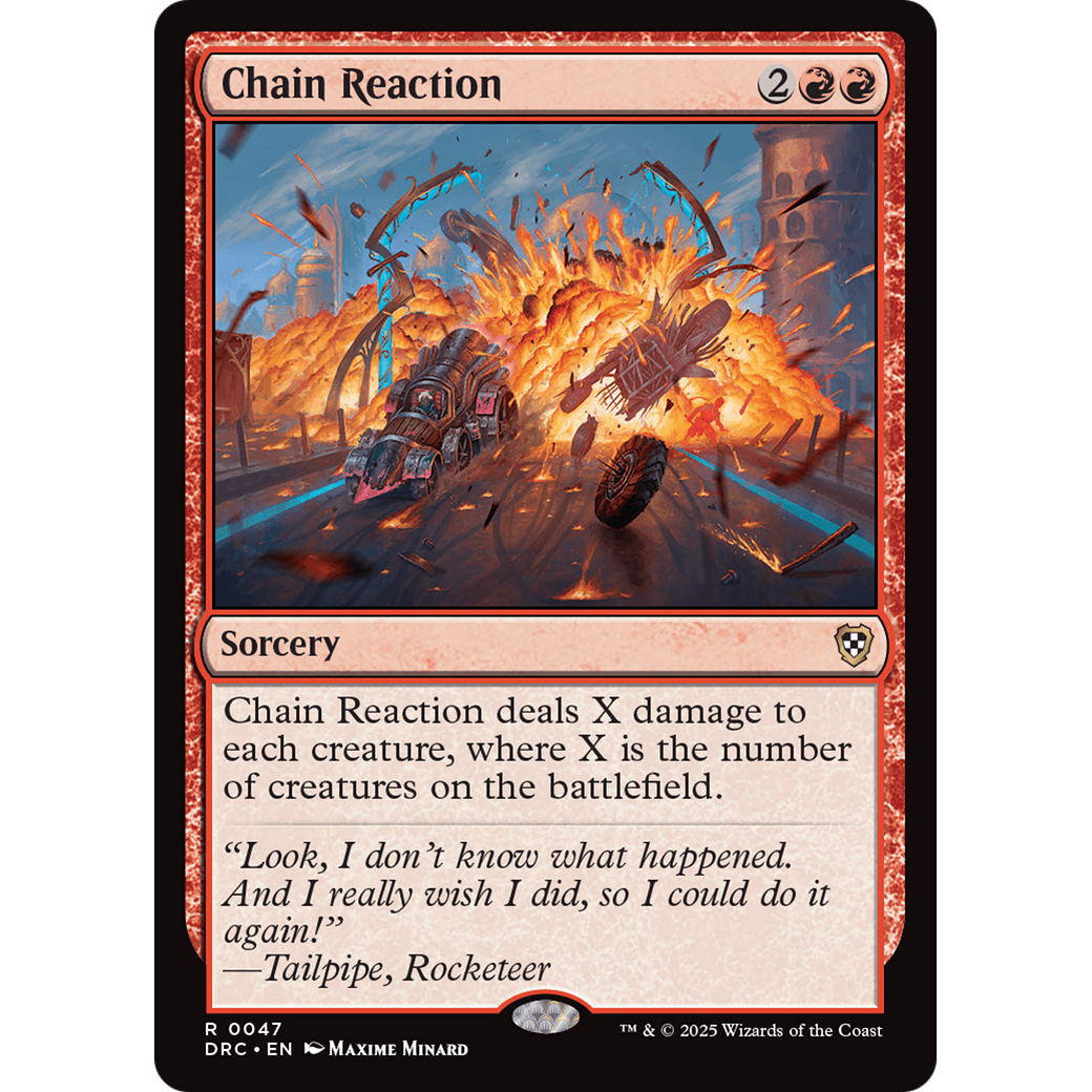 Chain Reaction (DRC-047) - Commander: Aetherdrift Foil
